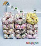 GỐI KÊ CỔ CAO SU HỌA TIẾT MI NGUYỄN